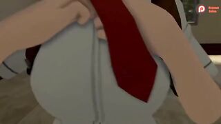 My Hero Academia's Momo and Uraraka get fucked hard in this intense scene