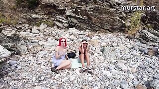 Bloggers fucked stupid whores in outdoor sex scene
