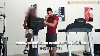 Fit Venezuelan babe gets fucked hard in the gym, her big ass bouncing wildly