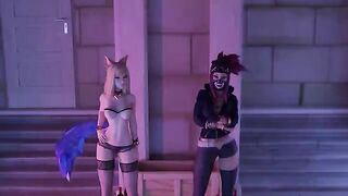 League of Legends Ahri makes her porn debut in a casting session