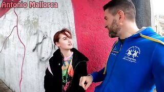 Pick up guy fucked skinny submissive teen on the street