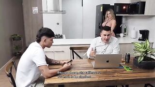A Step mom got fucked in front of her husband by Kourtney Love