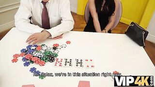 She lost a game and had to engage in intimate act