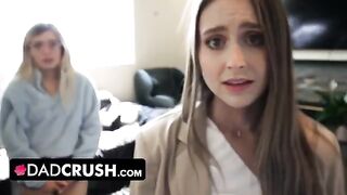 Stepdad punishes his stepdaughters for not listening to him