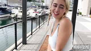 Chloe Surreal is cum coated after giving a mind-blowing blowjob