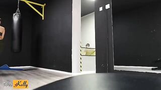 I crushed on my fitness colleague and we fucked in the gym restroom