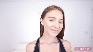 Young and pretty amateur from Ukraine gets fucked on cam casting
