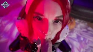 A nun costume party turns into rough sex with a stepbrother, in a wild 4K scene