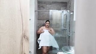 My stepsister caught me spying on her in the shower, she let me get intimate with her savannah watson