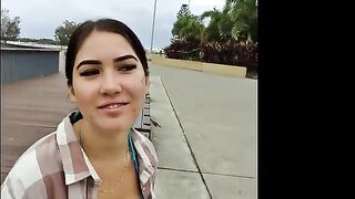 A girl I picked up in the park got naked and let me cum inside her