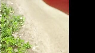 A girl I picked up in the park got naked and let me cum inside her