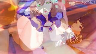 Genshin Impact hentai SFM compilation featuring all girls getting fucked