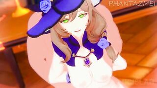 Genshin Impact hentai SFM compilation featuring all girls getting fucked