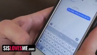 The guy fooled his blindfolded stepsister Tiffany Watson and fucked her