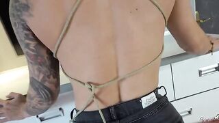 My stepbrother is a pervert and he loves to dryhump me in my jeans