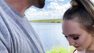 J-Mac fucked PAWG AJ Applegate outdoors on a hot day