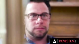 Busty babe Skylar Vox roughly fucked at work in HD quality