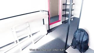 I didn't expect to meet my shaved pussy again in this video