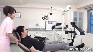 Horny patient fucks dentist Mao Chinen hard on JAVHub