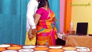 Hot Indian maid suffers pain while having anal and pussy sex