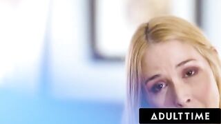 A stepmom with big boobs teaches her virgin stepson to have sex in this explicit video
