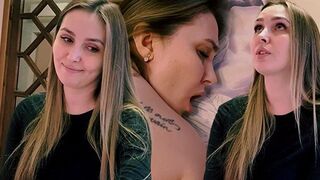 A stepmom asks her stepson to get her pregnant in this steamy scene