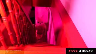 Hot Euro slut gets her holes filled with cock in intense action