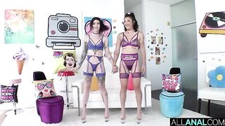 Petite anal showdown with Brooklyn Gray and Lydia Black on AllAnal