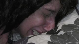 A woman gets a cock sucking lesson from her husband