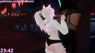 We edged each other and came into the New Year in a steamy VRchat ERPr scene