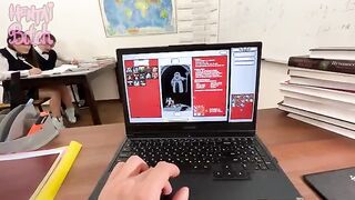 The hottest teacher ever gives a lesson in hardcore sex