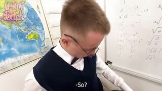 The hottest teacher ever gives a lesson in hardcore sex