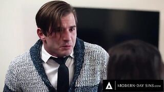 Modern-day sins challenge: guys had to hold back during intense action