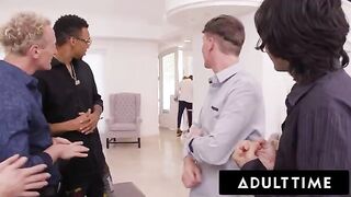 Best Man’s Stripper Girlfriend Accidentally Gets Gangbang Bukkake