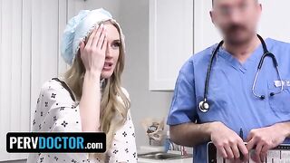 Teen Emma Starletto gets medically checked after intense action