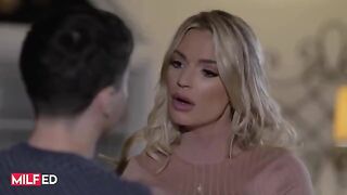 A step mom seduces her stepson to make him do everything she wants