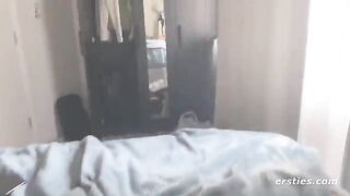 A day in the life of a stunning brunette, sensual solo scene