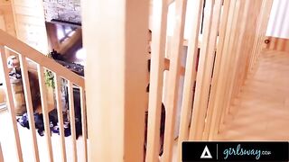 A girl caught her best friend masturbating and ate her pussy