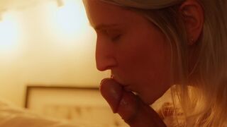 A blowjob and sex with a husband after a wife’s massage