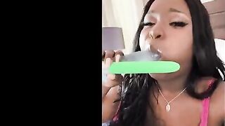 Playful Barbie Crystal steals all dildos, craving Lily Starfire's man