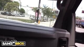 Busty babes getting fucked by Peter Green on the Bang Bus