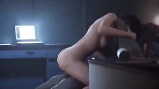 Ada Wong gets trapped and fucked hard in a intense 3D animation