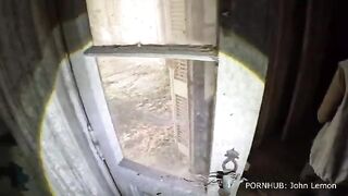 A YouTuber explores an abandoned house and fucks with a hot girl