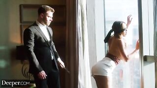 Deeper. A curvy beauty, Kazumi, is dominated and gagged in a intense scene