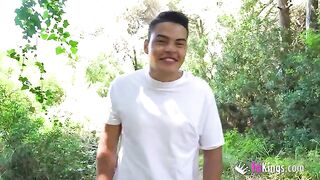 Korin, the busty Spanish mommy, loves outdoor fun and blind dates
