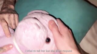 A young cute 18-year-old girl gets fucked hard by a guy with a big dick