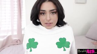 Vanessa Moon from California tells stepbro to lick her pussy for good luck