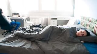 A stepson fucks his stepmom in the presence of his dad, surprising everyone