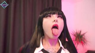 Karneli Bandi fucked the tight ass of Yumeko Jabami with toys