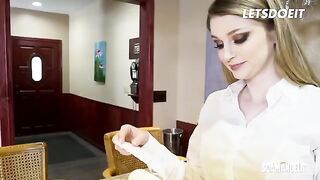 Two kinky sluts seduced their boss for a hard sex session in the office